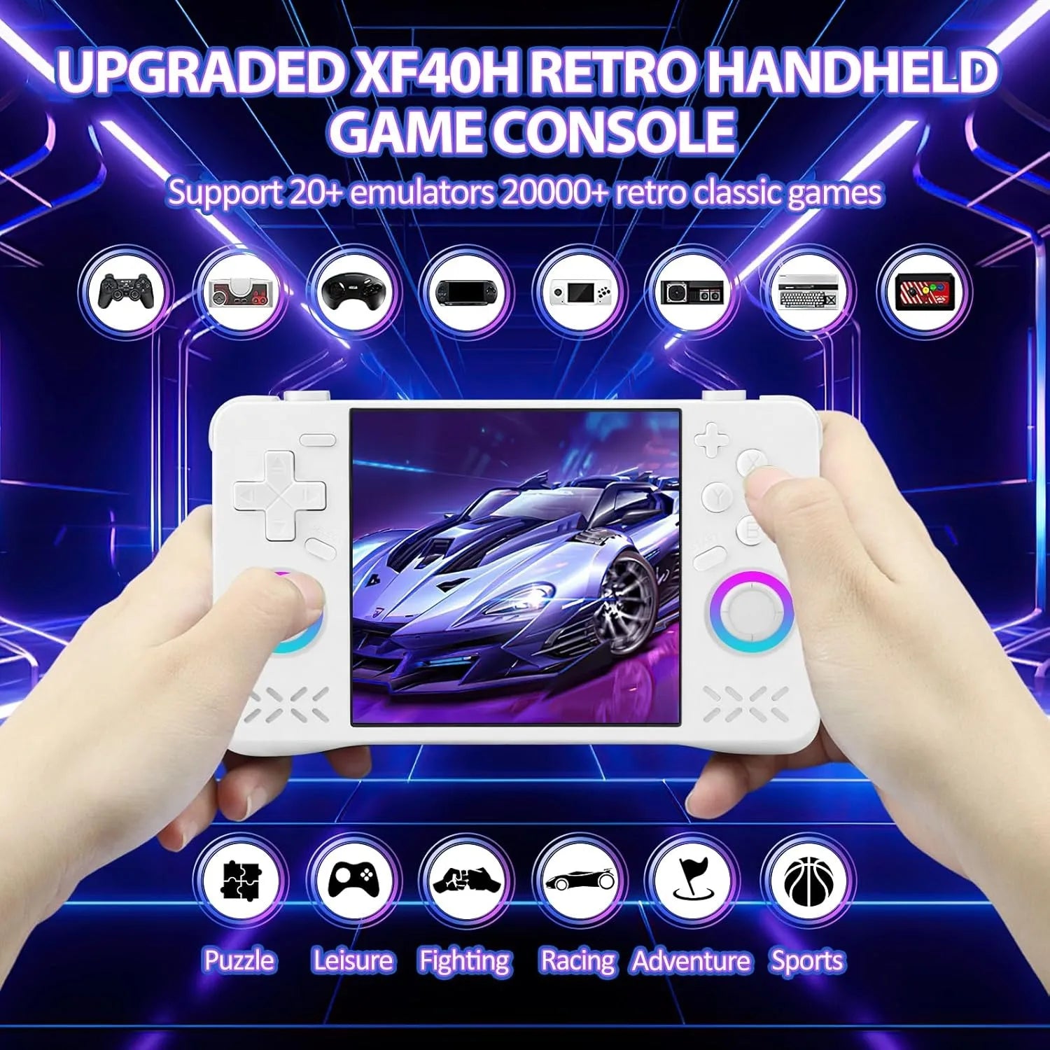 XF40H Plus Wi-Fi Retro Game Console - Detail