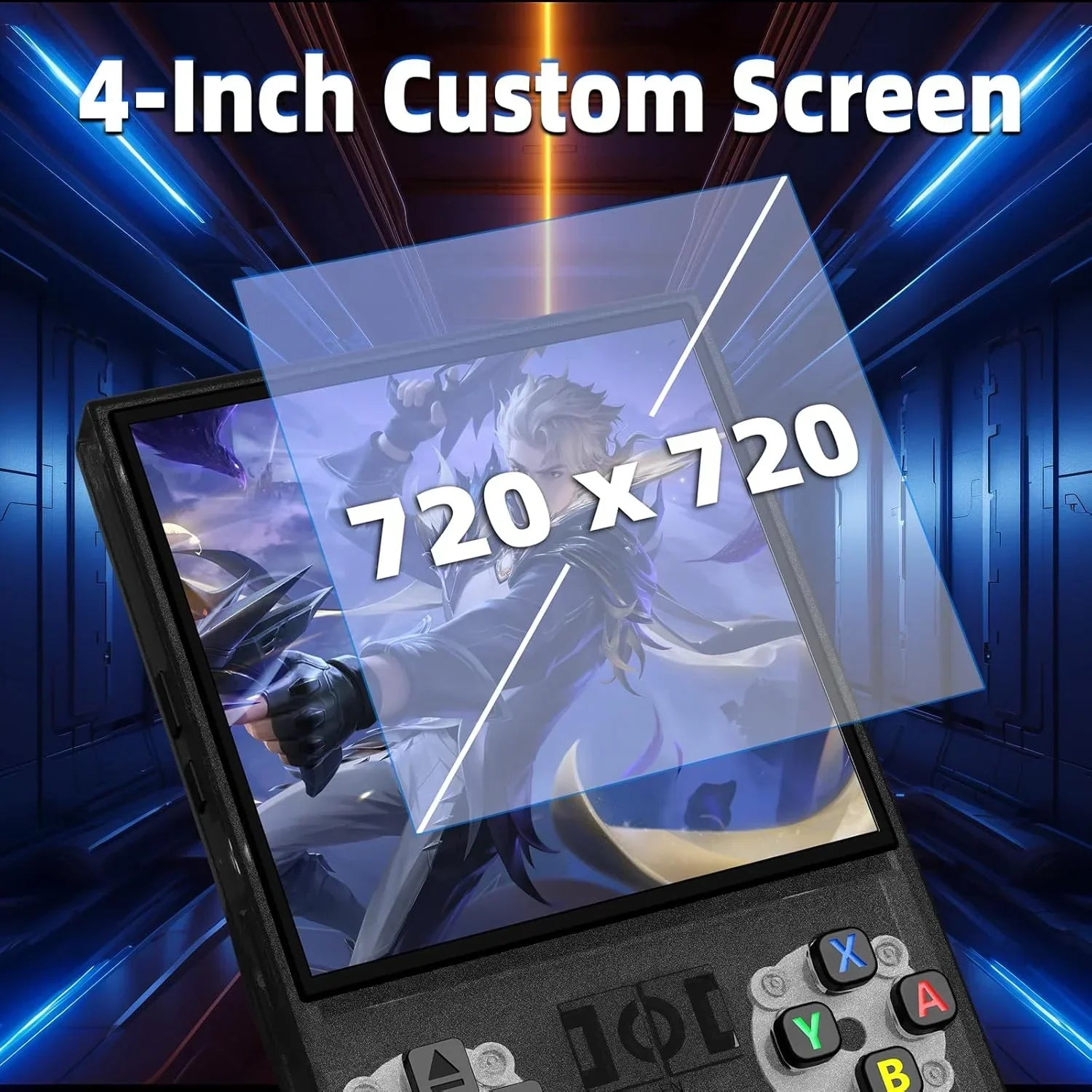 R36 Max 4-inch display close-up