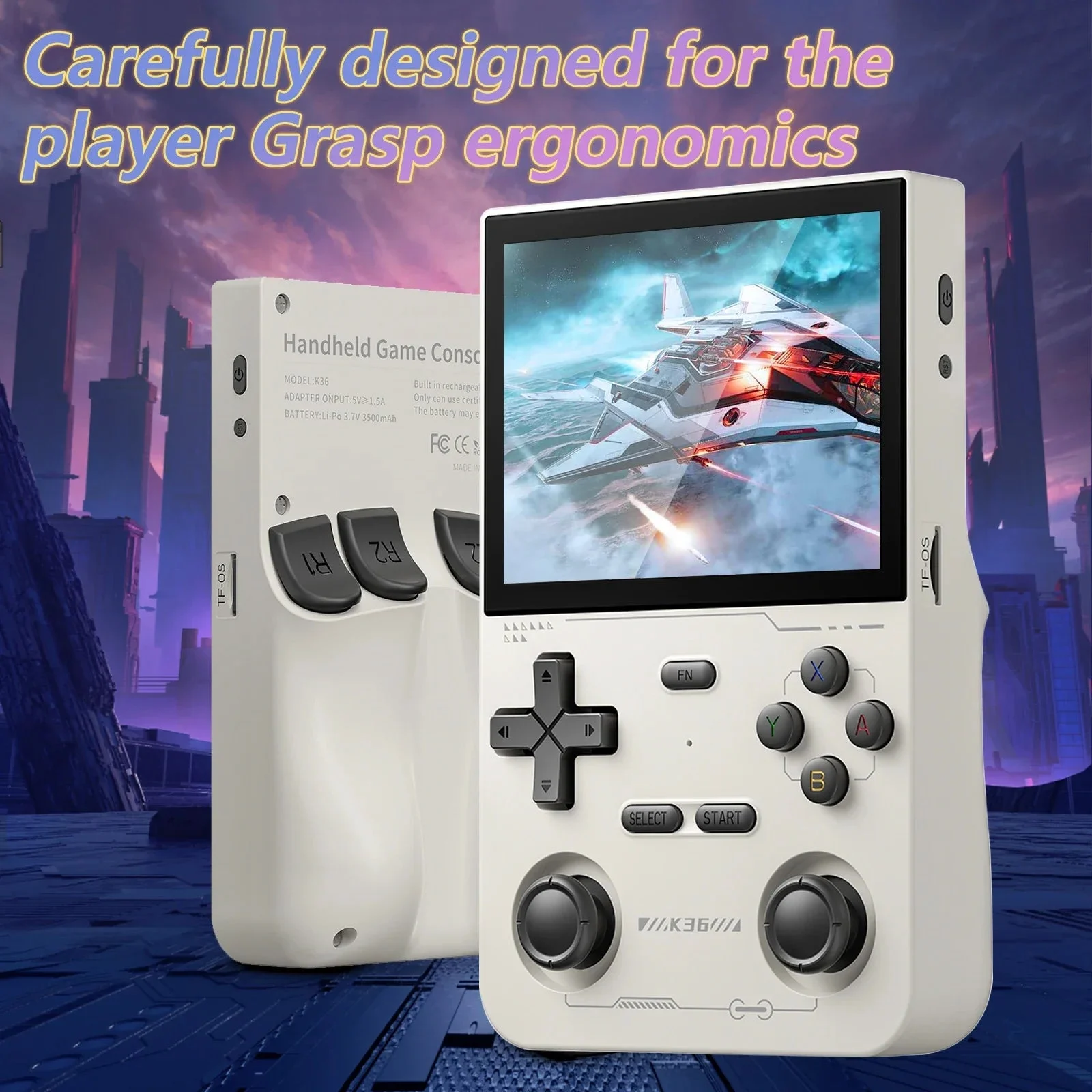 K36 Retro Handheld Game Console