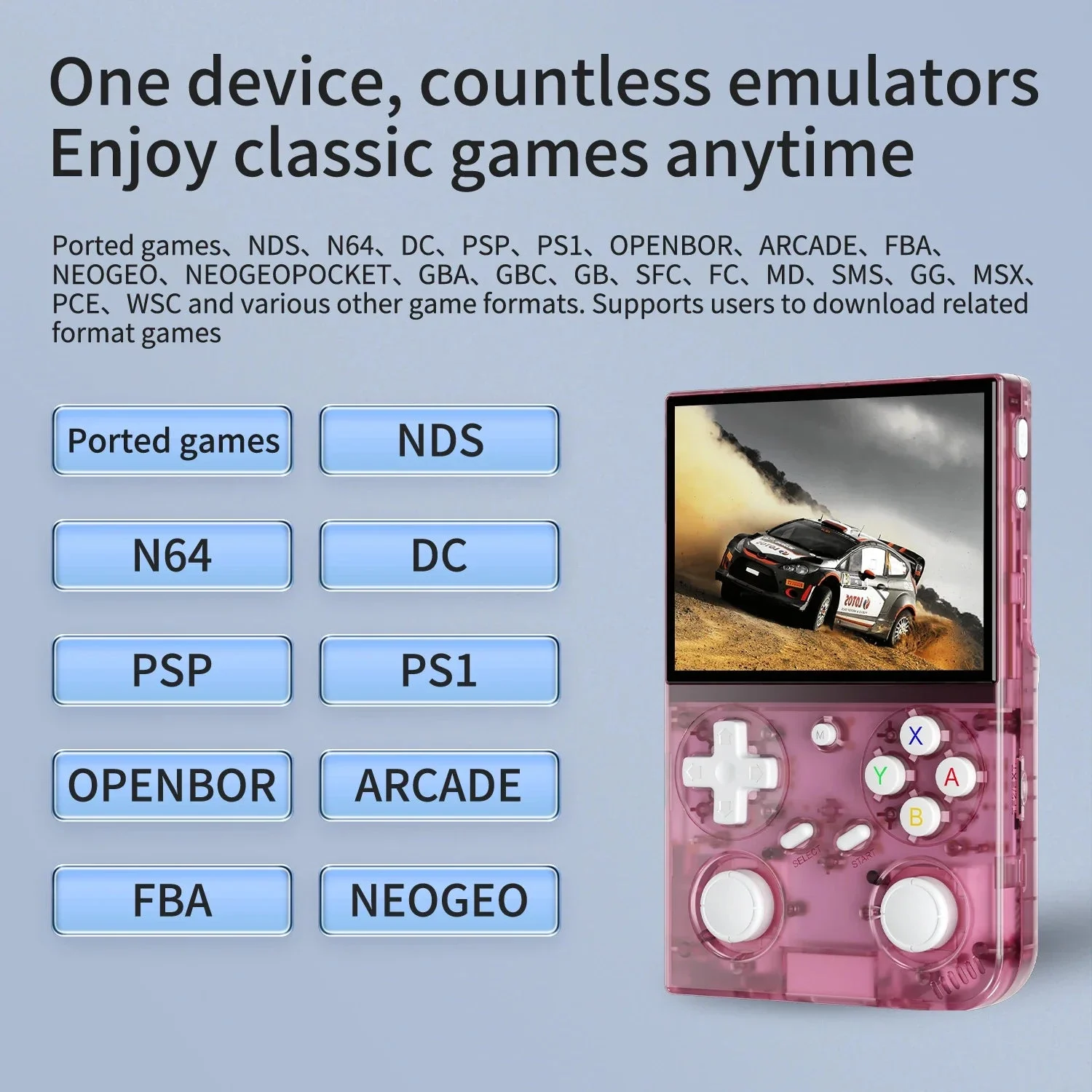 G350 Retro Handheld Console - Best 3.5-inch IPS Pick