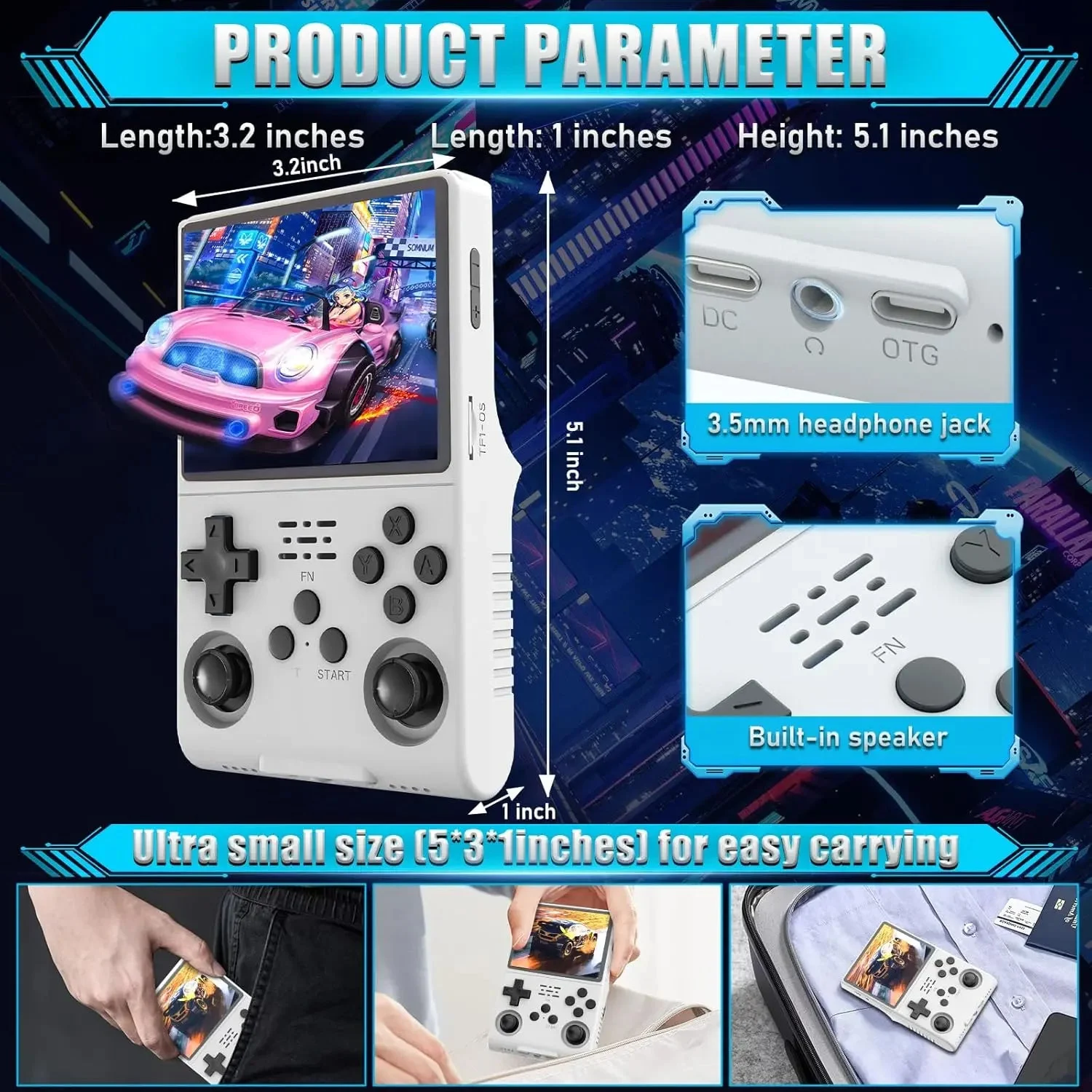 R40S Pro Retro Gaming Console